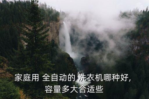 全自動洗衣機大容量,洗衣機選購須注意什么?