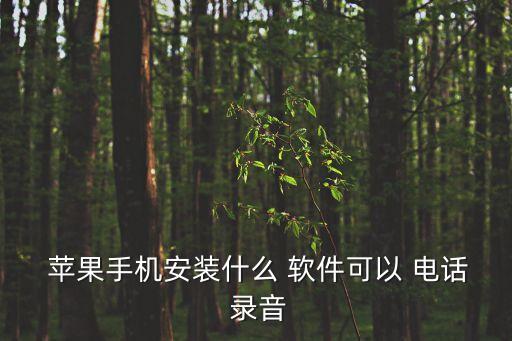 蘋果電話自動錄音軟件,蘋果手機通話錄音功能詳情請看這里!