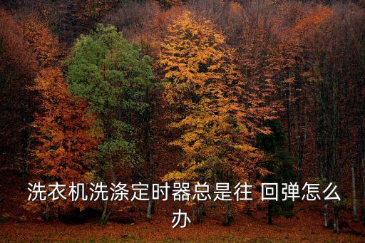 洗衣機(jī)旋鈕自動回彈,雙缸洗衣機(jī)洗完晾干就用酒精清洗