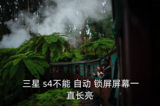  三星 s4不能 自動(dòng) 鎖屏屏幕一直長(zhǎng)亮
