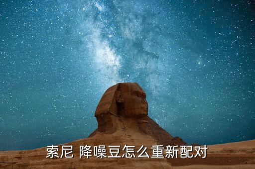 索尼 降噪豆怎么重新配對