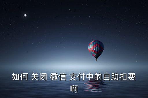 微信支付關(guān)閉自動(dòng)結(jié)算,微信沒(méi)有自動(dòng)扣費(fèi)選項(xiàng)可以直接放關(guān)閉