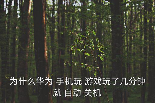 手機(jī)玩游戲自動(dòng)關(guān)機(jī),手機(jī)過熱或進(jìn)入保護(hù)模式關(guān)聯(lián)