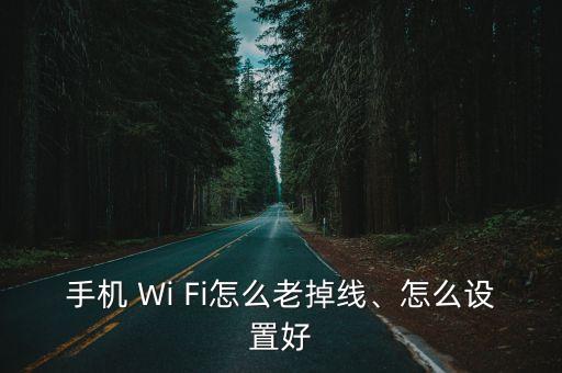 手機(jī) Wi Fi怎么老掉線、怎么設(shè)置好