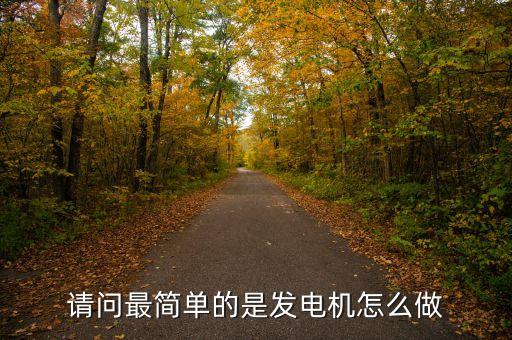 請問最簡單的是發(fā)電機(jī)怎么做