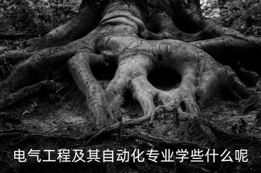 電氣工程及其自動化專業(yè)學(xué)些什么呢