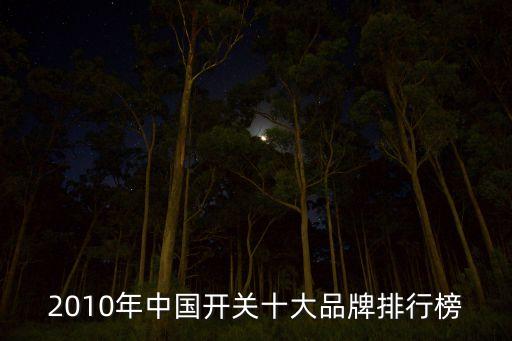中國電氣行業(yè)公司排名，2007年中國電器或家電行業(yè)排名top10