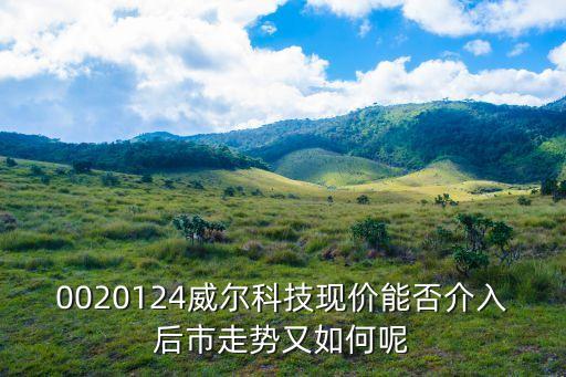 0020124威爾科技現(xiàn)價(jià)能否介入后市走勢(shì)又如何呢