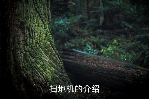 掃地機(jī)的介紹