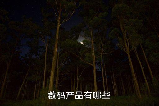 數(shù)碼產品有哪些