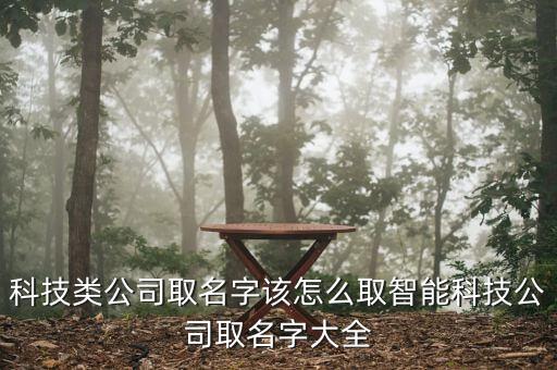 科技類公司取名字該怎么取智能科技公司取名字大全