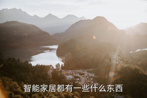 智能家居都有一些什么東西