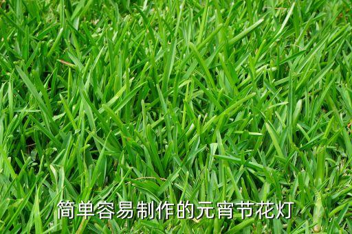 簡單容易制作的元宵節(jié)花燈
