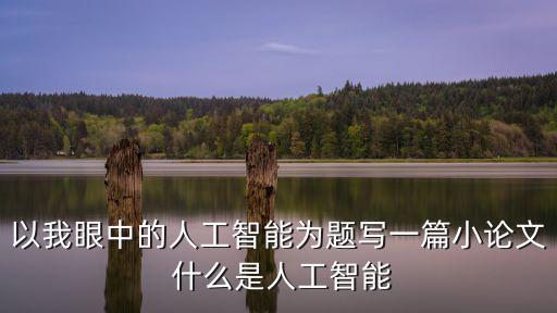 以我眼中的人工智能為題寫一篇小論文 什么是人工智能