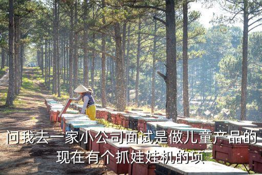 問我去一家小公司面試是做兒童產品的現在有個抓娃娃機的項