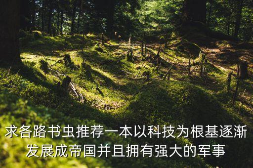 求各路書蟲推薦一本以科技為根基逐漸發(fā)展成帝國并且擁有強大的軍事