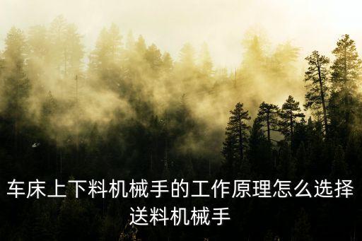 車(chē)床上下料機(jī)械手的工作原理怎么選擇送料機(jī)械手