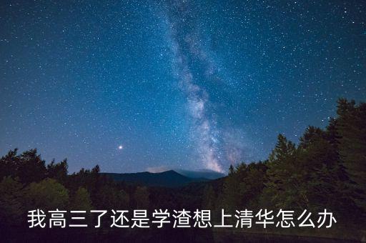 我高三了還是學(xué)渣想上清華怎么辦