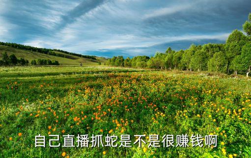 自己直播抓蛇是不是很賺錢(qián)啊
