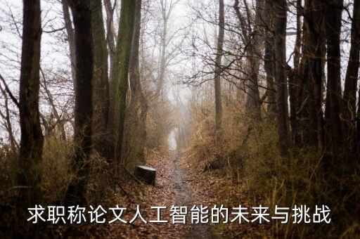 求職稱(chēng)論文人工智能的未來(lái)與挑戰(zhàn)