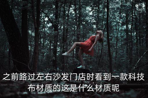 什么是科技布沙發(fā)，最近買(mǎi)了款科技皮沙發(fā)就想問(wèn)問(wèn)什么是科技皮