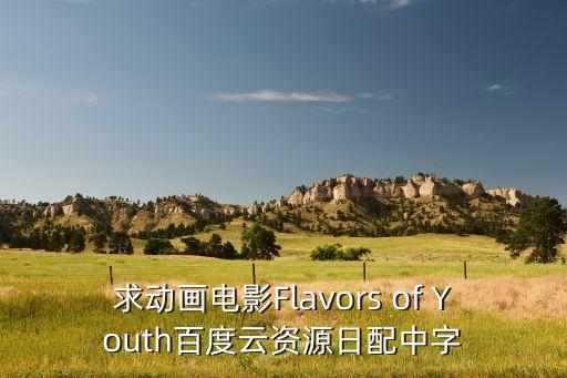 動(dòng)畫電影瘋狂時(shí)代百度云，求動(dòng)畫電影Flavors of Youth百度云資源日配中字