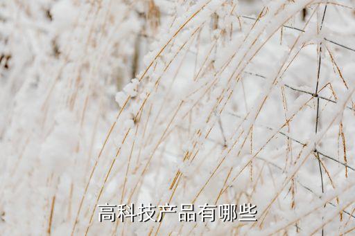 高科技產(chǎn)品有哪些