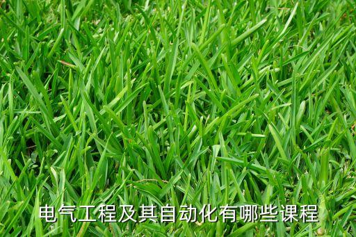 電氣工程及其自動(dòng)化主修課程，電氣工程及自動(dòng)化的主要課程是什么啊