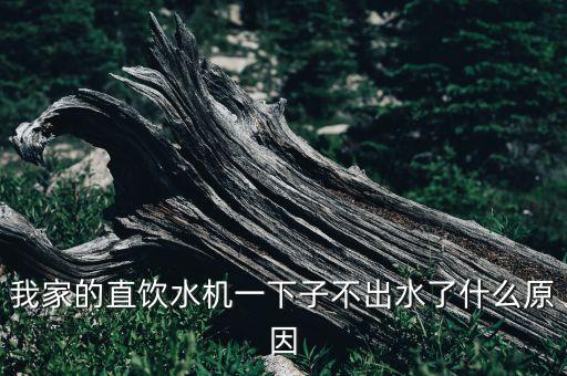 一體飲水機(jī)不出水怎么回事，喝水的飲水機(jī)器不出水是怎么回事