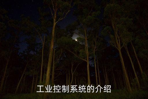 工業(yè)控制系統(tǒng)的介紹