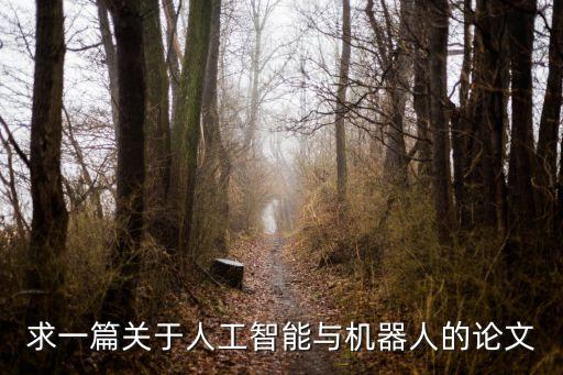 求一篇關(guān)于人工智能與機(jī)器人的論文