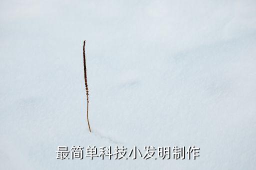 最簡(jiǎn)單科技小發(fā)明制作