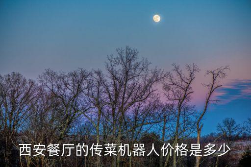 西安餐廳的傳菜機(jī)器人價(jià)格是多少