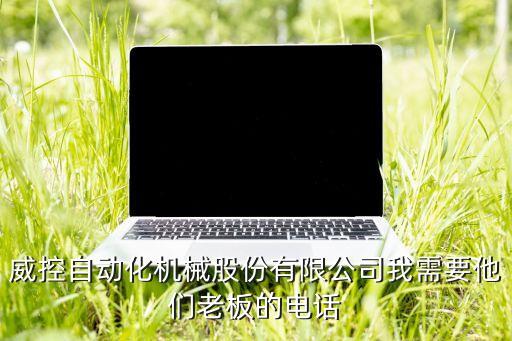威控自動化機械股份有限公司我需要他們老板的電話
