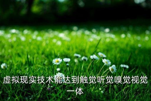 虛擬現(xiàn)實技術(shù)能達到觸覺聽覺嗅覺視覺一體