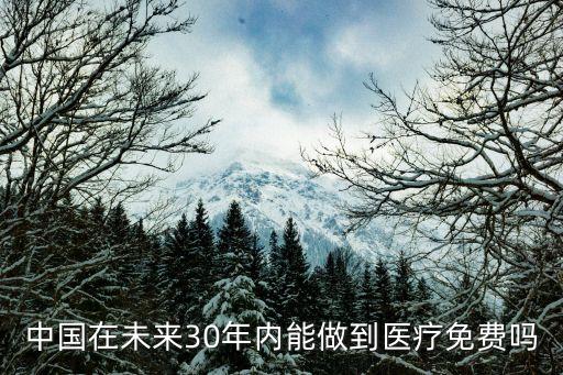 中國即將免費(fèi)醫(yī)療，2020年有可能實(shí)現(xiàn)醫(yī)療免費(fèi)嗎