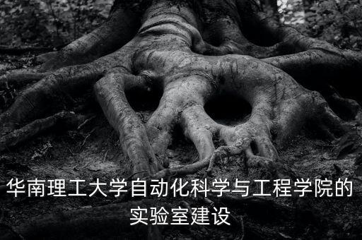 華南理工大學(xué)自動(dòng)化科學(xué)與工程學(xué)院的實(shí)驗(yàn)室建設(shè)