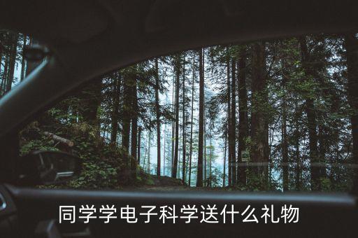 同學學電子科學送什么禮物