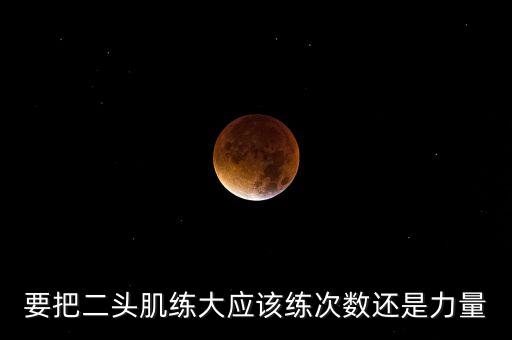 要把二頭肌練大應(yīng)該練次數(shù)還是力量