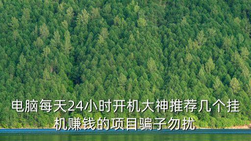 電腦每天24小時(shí)開機(jī)大神推薦幾個(gè)掛機(jī)賺錢的項(xiàng)目騙子勿擾