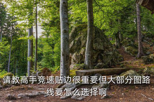 請教高手競速貼邊很重要但大部分圖路線要怎么選擇啊