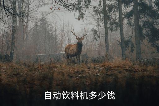 自動飲料機多少錢