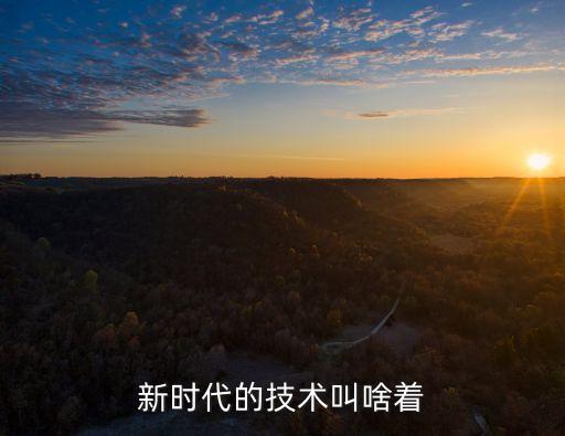 新時代的技術叫啥著