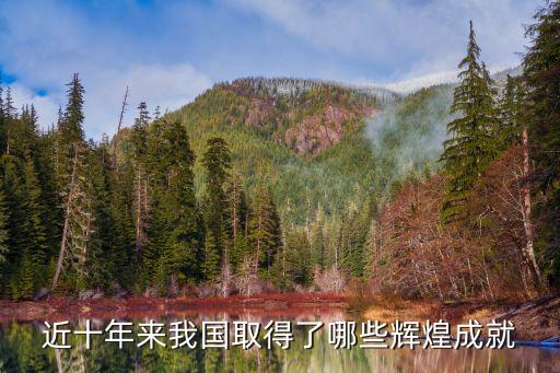 近十年來我國取得了哪些輝煌成就