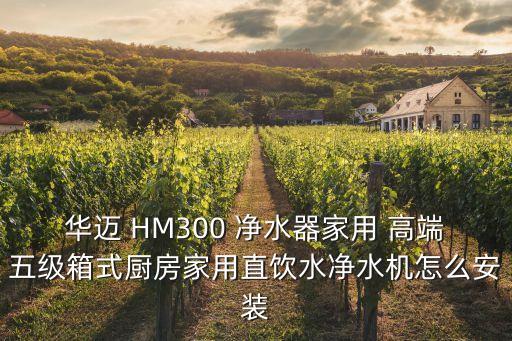華邁 HM300 凈水器家用 高端五級(jí)箱式廚房家用直飲水凈水機(jī)怎么安裝