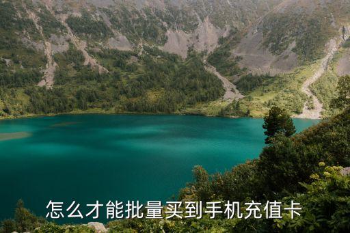 手機(jī)卡批量購(gòu)買(mǎi)，怎么才能批量買(mǎi)到手機(jī)充值卡