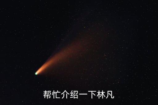 幫忙介紹一下林凡