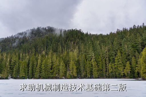 求助機械制造技術基礎第二版