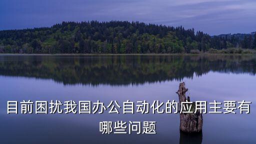 目前困擾我國辦公自動化的應(yīng)用主要有哪些問題