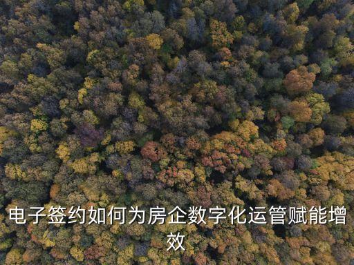 電子簽約如何為房企數(shù)字化運(yùn)管賦能增效